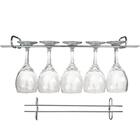 4 Suportes Para Taças Cromado Decoração Bar Vinho 25 Cm