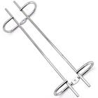 4 Suportes Para Taças Cromado Decoração Bar Vinho 25 Cm