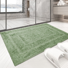 4 Tapete Banheiro Lavabo Algodão Absorvente Macio Mtvd 40x60