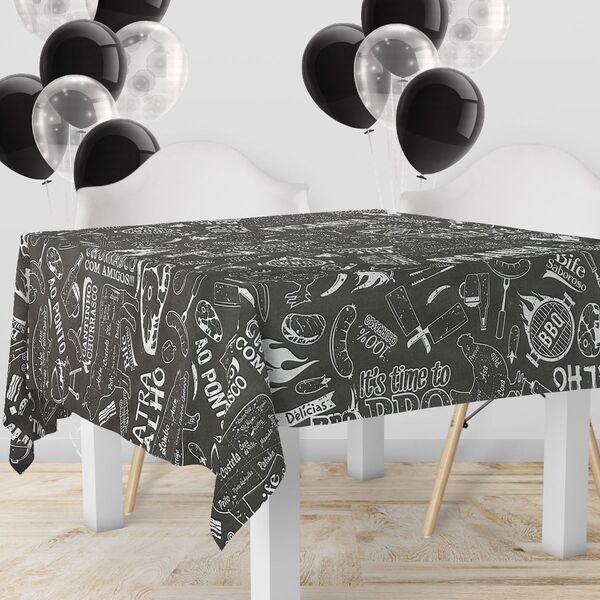 4 Toalha Mesa Festa Tnt Boteco Cerveja Churrasco Redonda