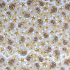 4 Toalha Mesa Tnt Festa Feliz Natal Dourado Bola Redonda