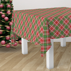 4 Toalha Mesa Tnt Festa Feliz Natal Xadrez Natalino 140x140