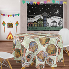 4 Toalha Mesa Tnt Festa Junina Caipira Santos Redonda