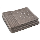 4 Toalha Piso Banheiro Antiderrapante 520g/m2 50x70 Maj Moc