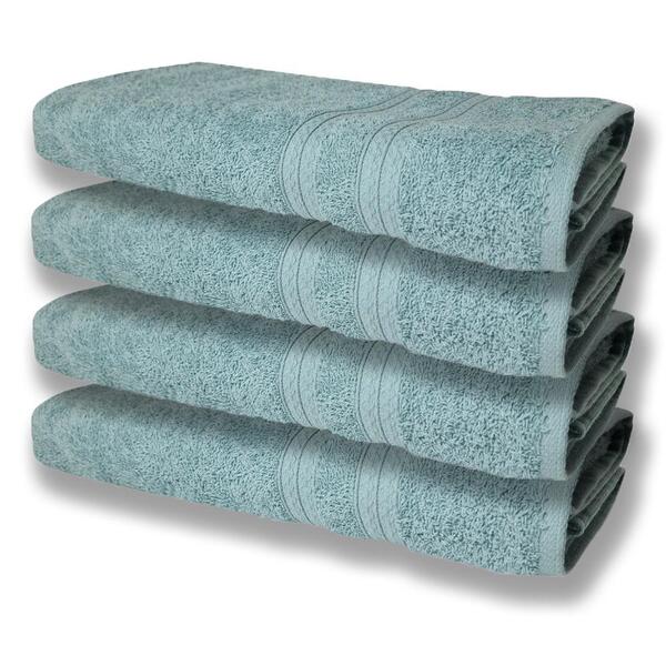 4 Toalhas Super Felpudas Grande E Grossa Algodão 80x150 Verde
