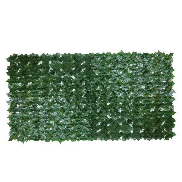 4 Unid. Muro Inglês Com Folha De Hera Artificial 2 M X 1 M