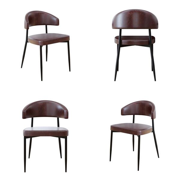 4 Unidades Cadeira Bless Fixa C/4 Pés 53 X 55 X 78cm