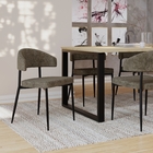 4 Unidades Cadeira Bless Fixa C/4 Pés 53 X 55 X 78cm