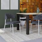 4 Unidades Cadeira Bless Fixa C/4 Pés 53 X 55 X 78cm Pés Bran