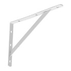 4 X Mão Francesa Branca 25cm Com Kit De Parafuso E Bucha