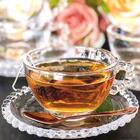 4 Xícaras De Chá Pires 180ml Travessa 30x15cm Prato 2 Andares