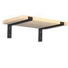 4pçs Mão Francesa Suporta 70kg O Par Prateleira 30cm Suporte