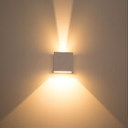 4X Arandela 2 Fachos Regulável Led Garantia de 5 Anos - lumin