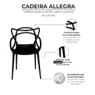 4x Cadeira De Jantar Allegra - Kit