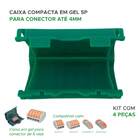 4x Conector Em Gel 5p Para Cabos Até 4mm – À Prova D’água