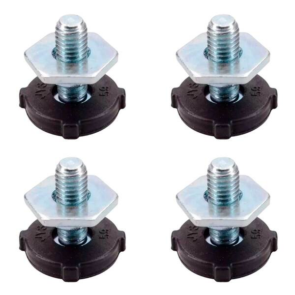 4x Pé Regulável Lava E Seca Compatível Samsung Dc97-00920u