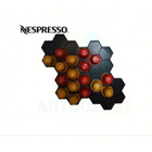4x Suporte De Parede Capsula Organizador Para Café Nespresso