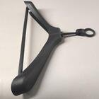 50 Cabides Antifurto 42cm Social Roupas Plástico Preto Adulto