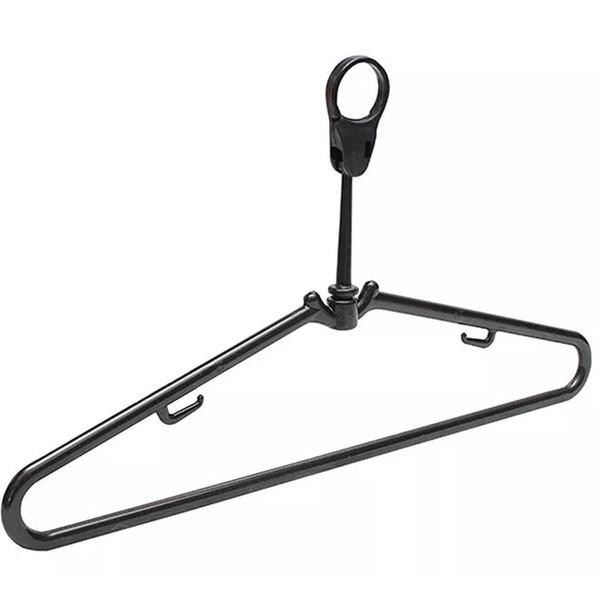 50 Cabides Antifurto Fixo Hotel Preto Clássico Inteligente De