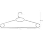 50 Cabides Transparente Loja De Roupa Com Cava Vestido Regata