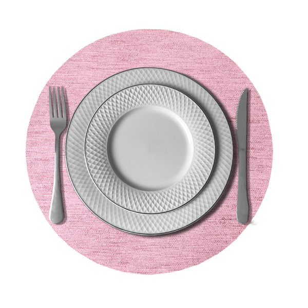 50 Jogo Americano Atacado Redondo Restaurante Bar Ju Vr - Ros