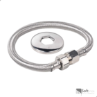 50 Mangueiras Engate Flexível Aço Inox 40 Cm 1/2