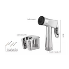 50 Unidades Ducha Higiênica Casagrande Mundial Metal Cromado