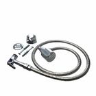 50 Unidades Ducha Higiênica Roda Em Metal Cromado C40 1.20m C