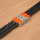 50x Conector Emenda Tripla Linear 2,5mm 24a 450v - 221-653