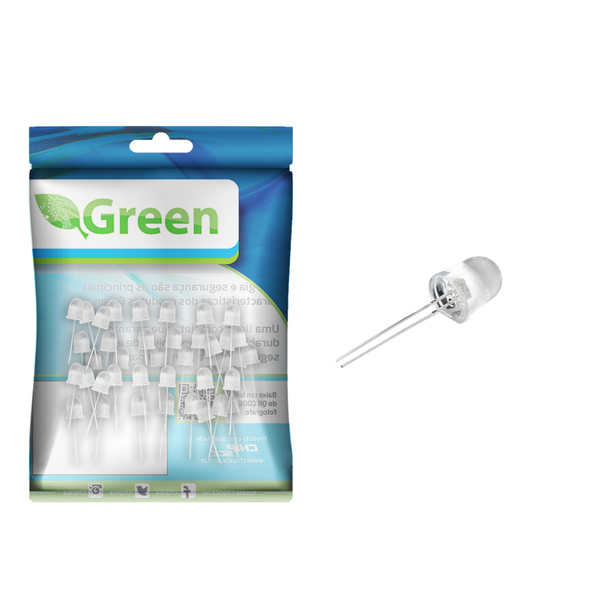 50x Led Alto Brilho 5mm - Projetos Em Geral - Rosa