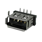 50x Peças Conector Usb Tipo A Fêmea 90° P/ Pci 4+2 Terminais