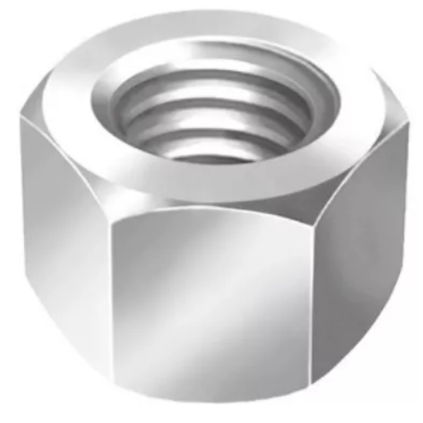 50x Peças Porca Sextavada Ma 7mm Chave 11mm Zincado Branco