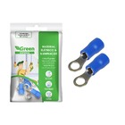 50x Terminal Olhal Anel M4 Pré Isolado - Fio De 1,5 A 2,5mm