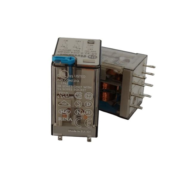 553290120040 Mini Rele Industrial Fixavel Em Base 2reversívei