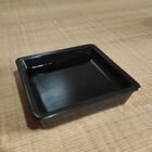 56 Porta Shoyu 50ml Molheira Sushi Preta Pote Quadrado Nozoki