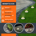 5 Balizador De Solo Led Chão Jardim 3w Embutir Blindado Piso