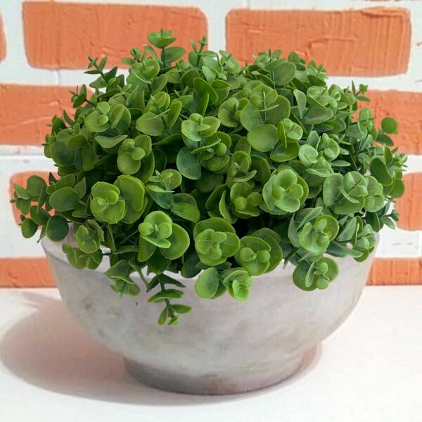 5 Buquês De Mini Eucalipto Artificial (30 Hastes, 6 Por Buquê