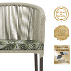 5 Cadeiras De Jantar Área Noronha Em Alumínio Com Pintura Mar