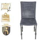 5 Cadeiras De Jantar Cannes De Alumínio Com Pintura Fendi E T