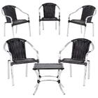 5 Cadeiras Toquio 1 Mesa Baixa Colombia Para Área Externa, Ed