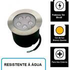 5 Embutido Solo 5w Balizador Led Blindado Ip67 Inox Spot Chão