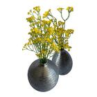 5 Galhos De Mosquitinho Amarelo Artificial Para Decoração Sof