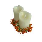 5 Galhos De Mosquitinho Laranja Artificial Para Decoração Sof