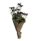 5 Galhos De Mosquitinho Roxo Artificial Para Decoração Sofist