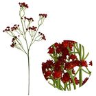 5 Galhos De Mosquitinho Vermelho Artificial Para Decoração So