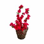 5 Galhos De Sakura Artificial Pink Para Decoração De Árvore D