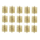 5 Jogos De Dobradiça Para Porta Dourada Brilho Oa Anel Imab 3