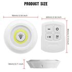 5 Kit Luminaria Led Spot Sem Fio Com Controle Remoto 15 Lampa