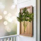 5 Mini Arbusto Artificial Xanadu 65cm Com Folhas Realistas Em