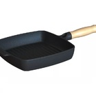 5 Pçs Caçarola Frigideira Ferro Tampa Ferro Madeira Libaneza